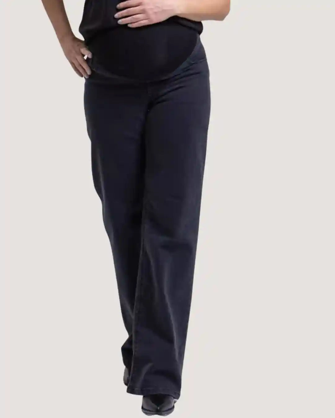 Straight-Cut Maternity Jeans