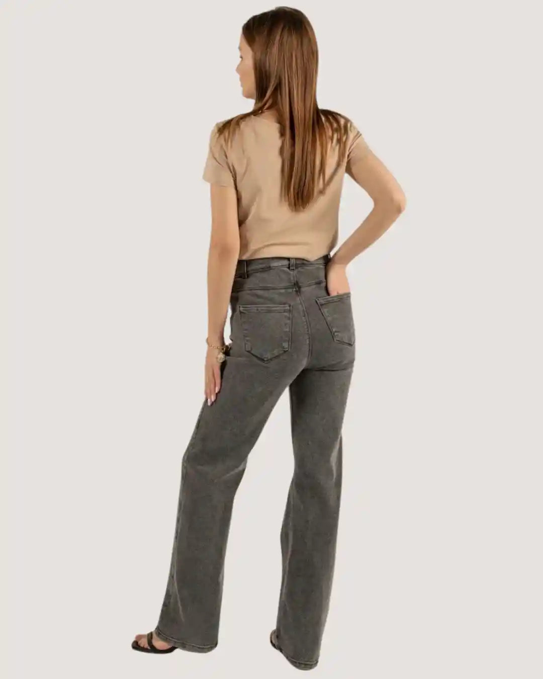 Straight-Cut Maternity Jeans
