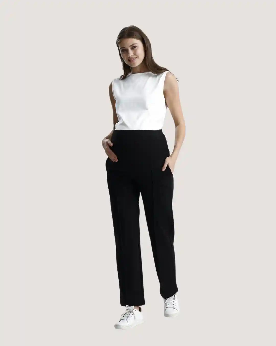 Black Maternity Sweatpants