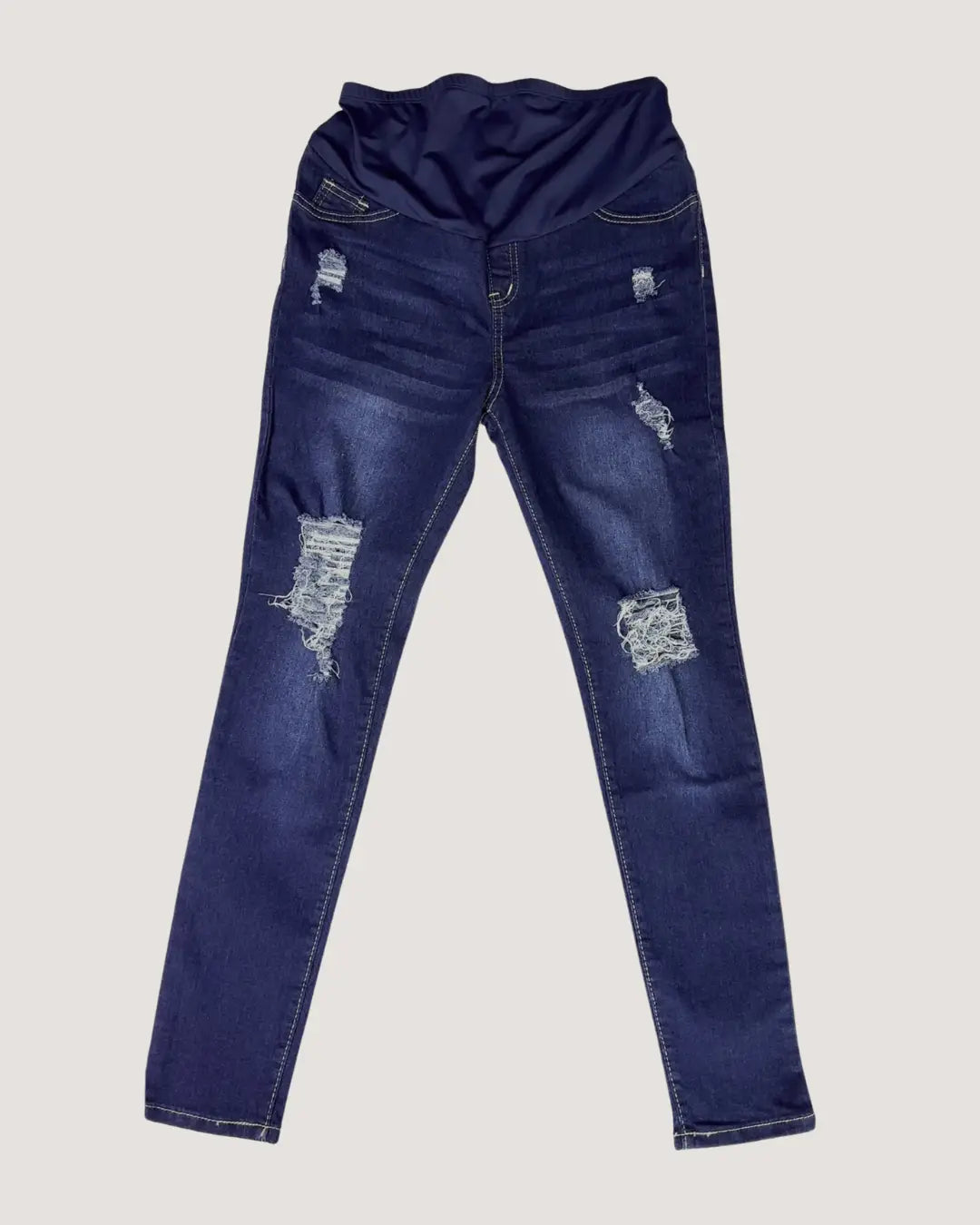 Ripped Maternity Skinny Jeans