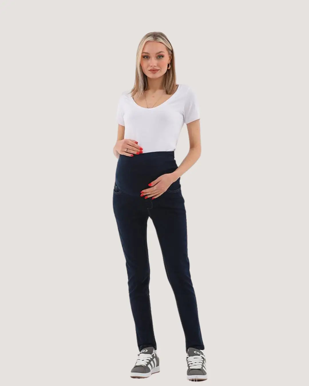 Navy Skinny Maternity Jeans (clearance)