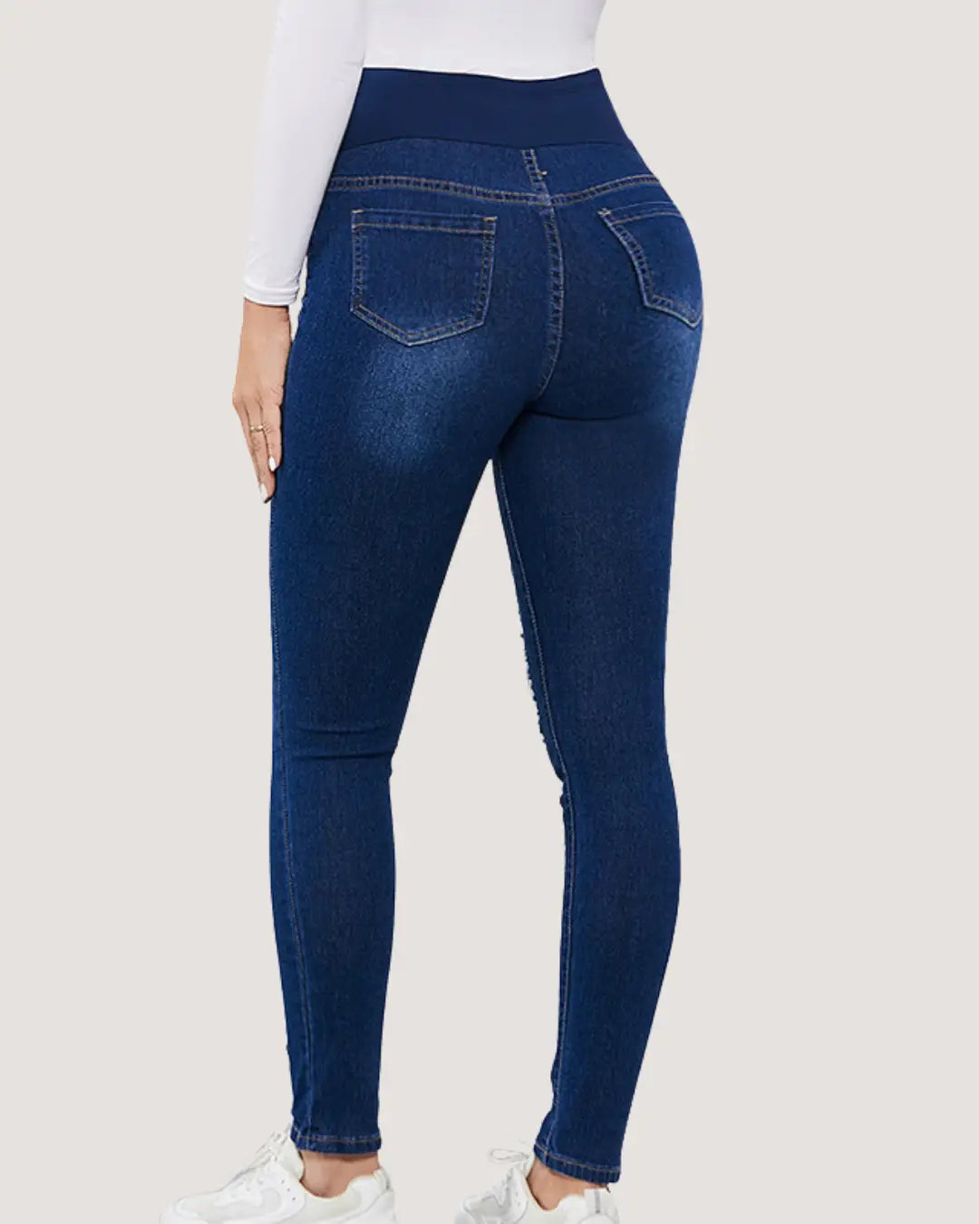 Ripped Maternity Skinny Jeans