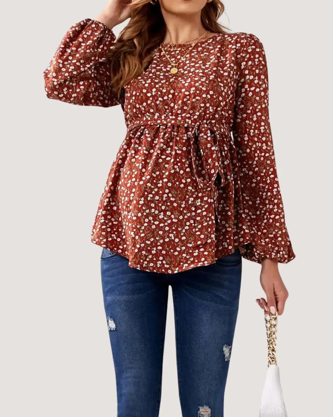 Floral Maternity Top (Clearance)