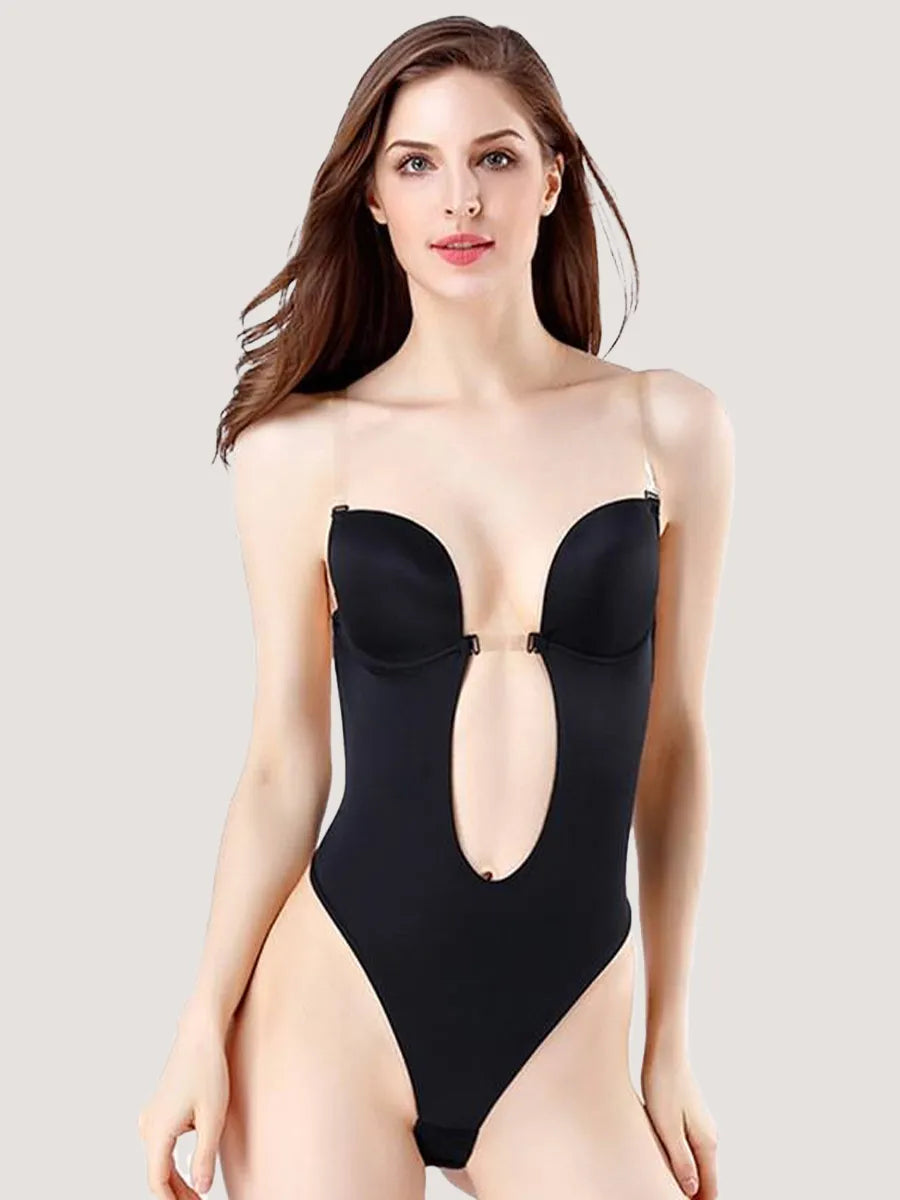 U-Plunge Bra Bodysuit