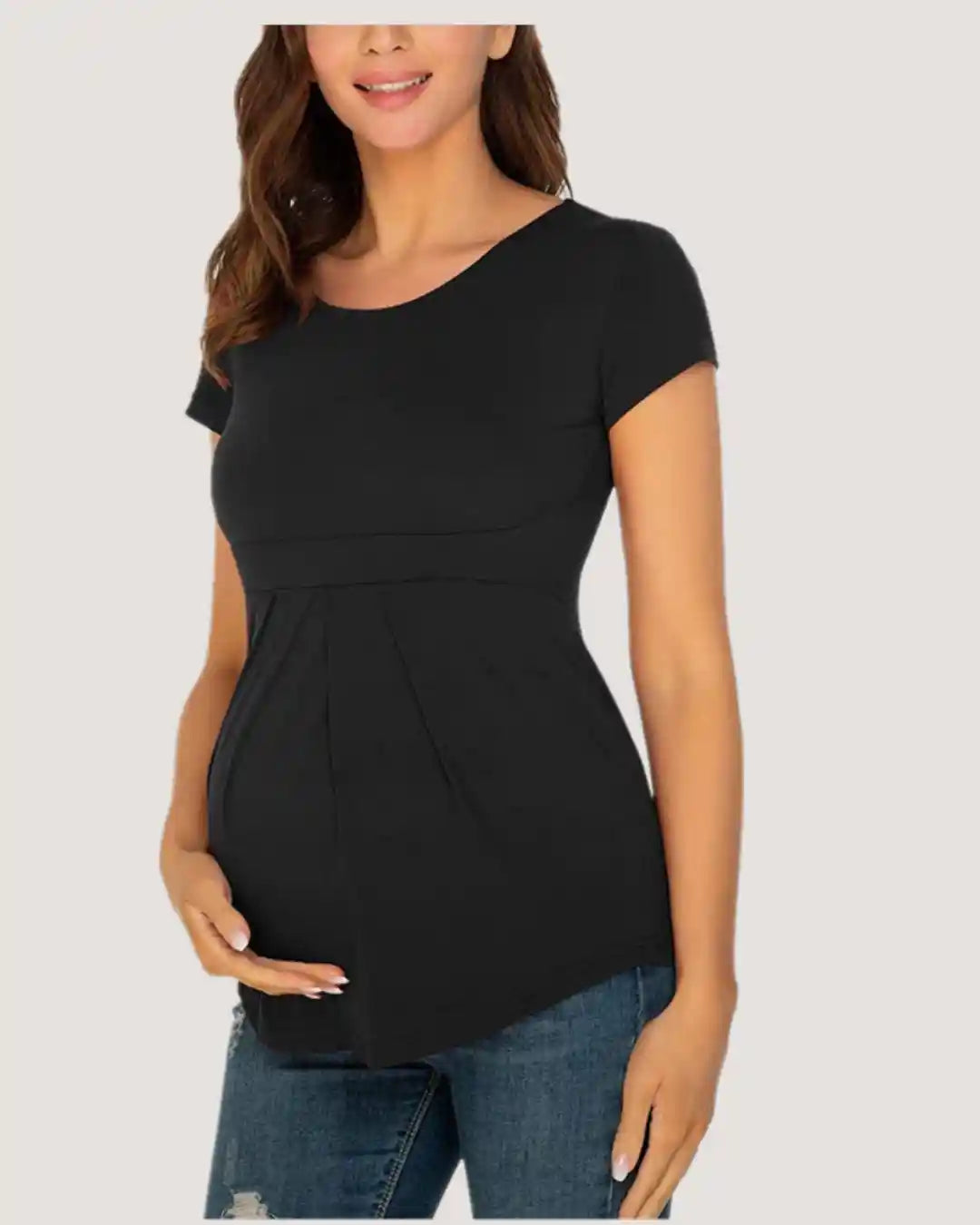 Black Maternity T-Shirt
