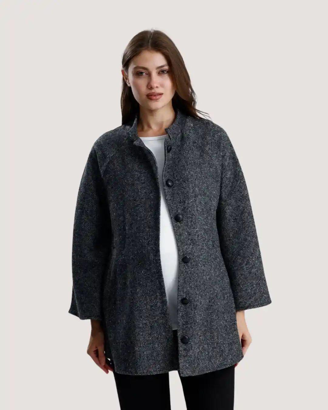 Maternity Wool-Blend Coat