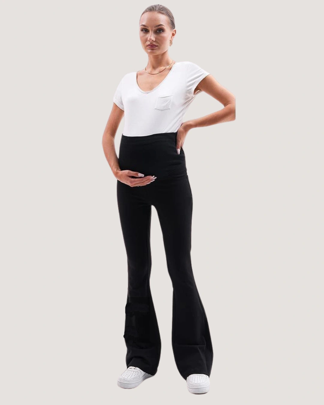 Maternity Flare Black Pants