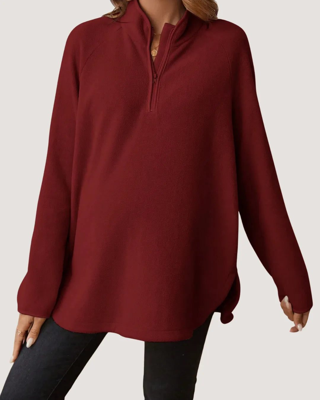 Maternity Fleece Pullover