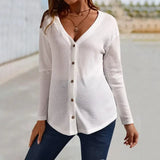 Plus Size White Maternity Top