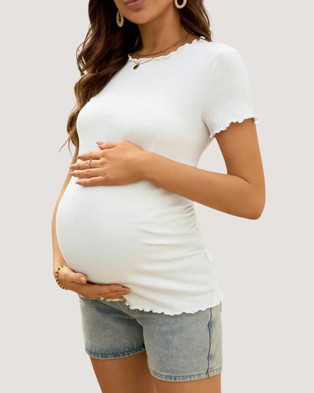 Ribbed Maternity Comfort Top
